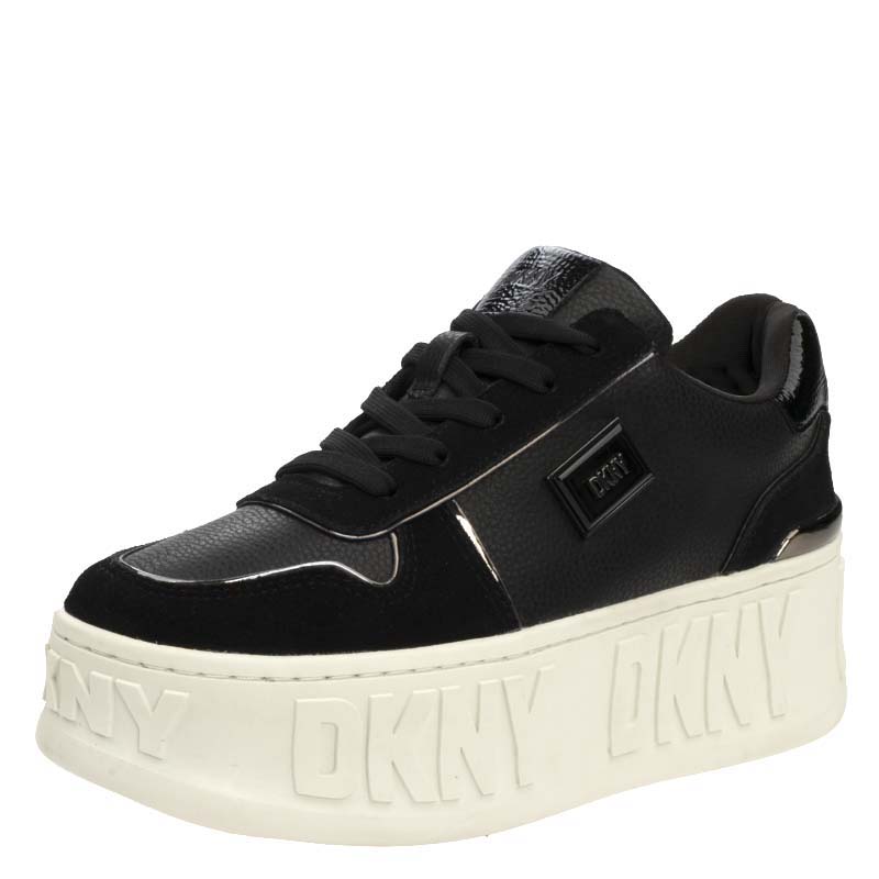 DKNY Women's Sneaker, Black Cosmos, 3 UK: Amazon.co.uk: Fashion